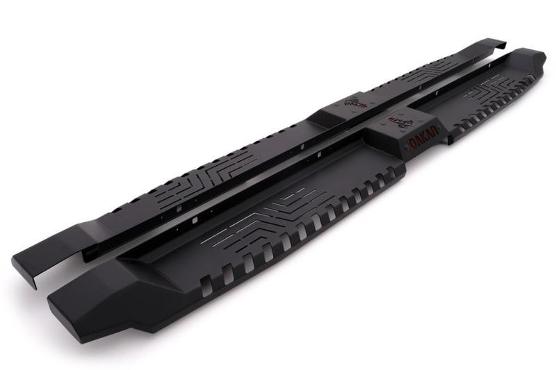 Купить Боковые пороги Dakar V2 без LED (2 шт, металл) для Isuzu D-Max 2019- гг