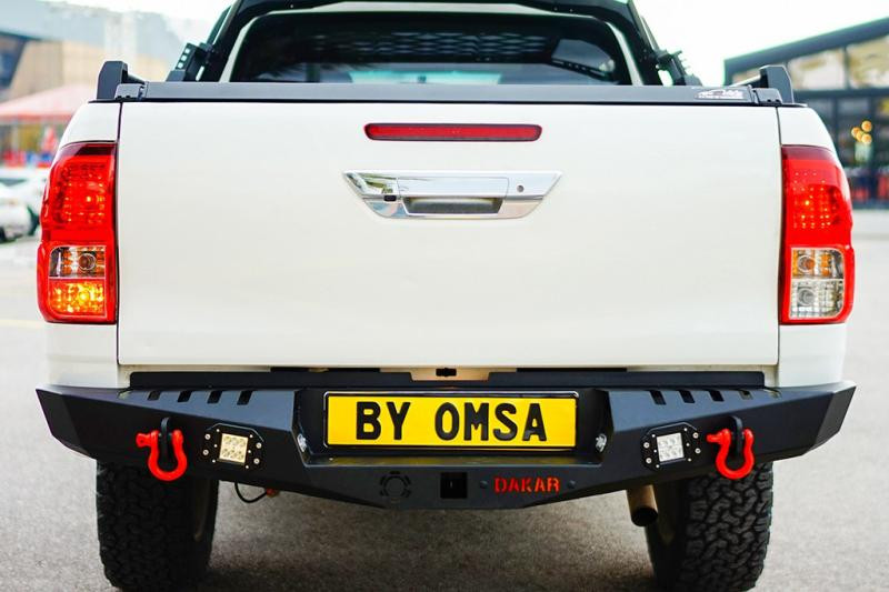 Купити Посилений задній бампер Dakar V1 (2010-2015) для Mitsubishi L200 рр