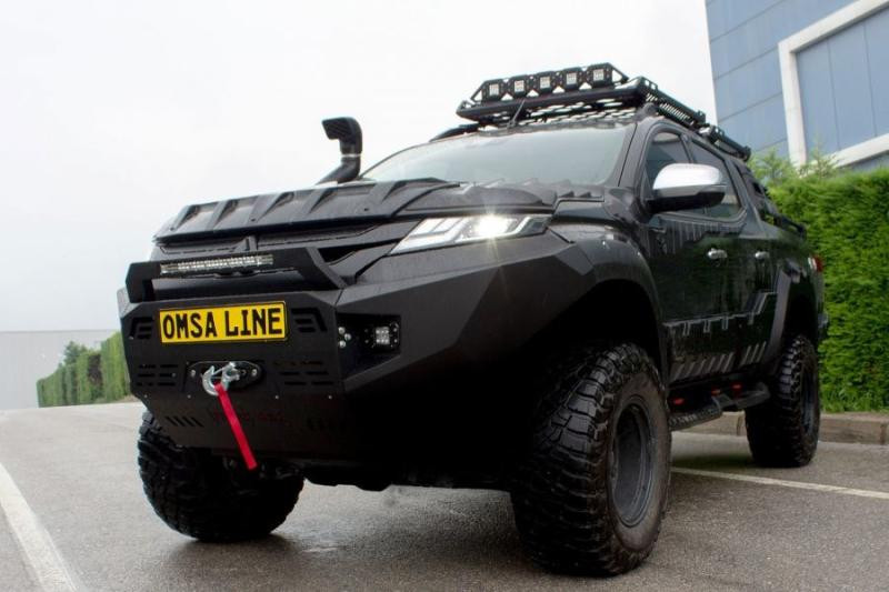 Купить Передний бампер с защитой картера Dakar (2019-2025) для Mitsubishi L200