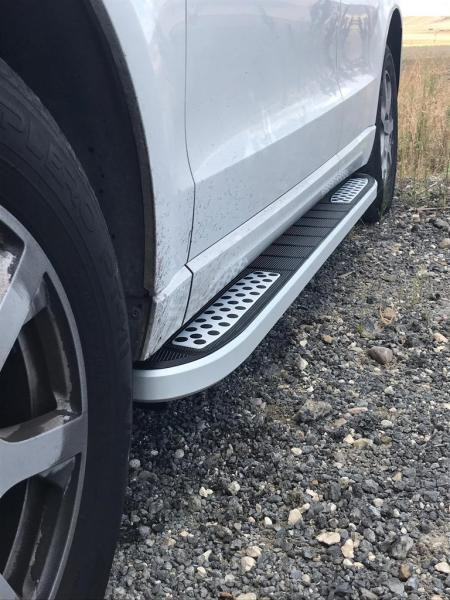 Купить Боковые пороги Tayga V2 (2 шт., алюминий) для Land Rover Discovery V