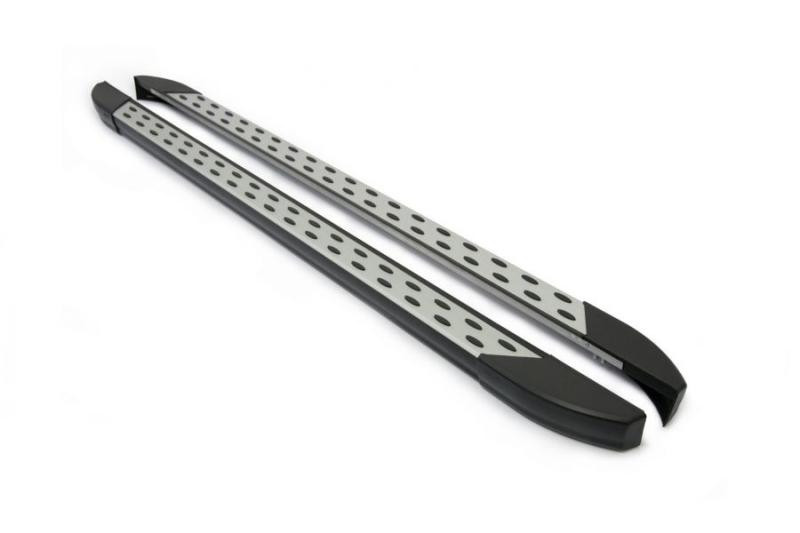 Купити Бокові пороги DOT-Line (2 шт., Алюм.) Довга база для Mercedes Sprinter W907/W910 2018- рр