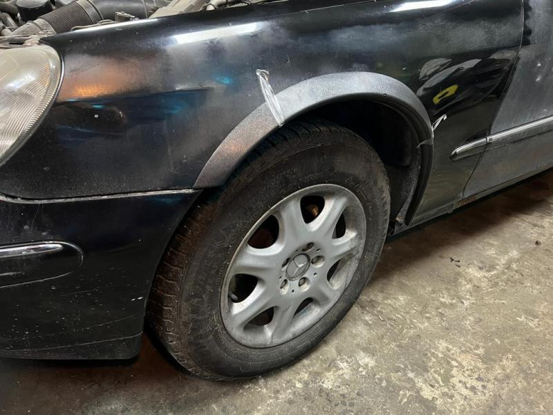 Купить Накладки на арки (4 шт, черные, ABS-пластик) для Mercedes S-сlass W220