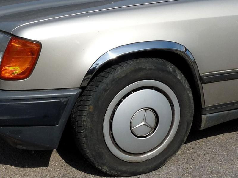 Купити Накладки на арки 1985-1989 (4 шт, нерж) для Mercedes E-сlass W124 рр