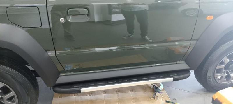 Купить Боковые пороги Duru (2 шт., алюминий) для Suzuki Jimny 2018- рр