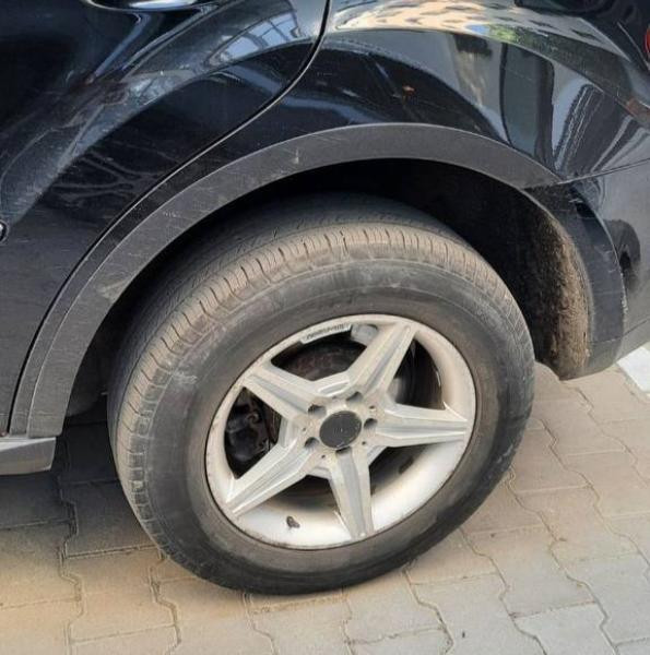 Купить Накладки на арки (4 шт, черные, ABS-пластик) для Mercedes ML W164