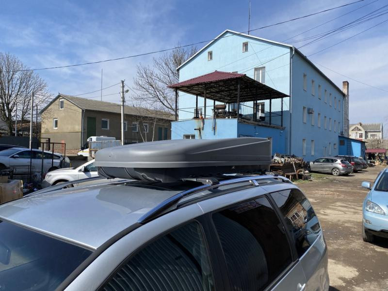 Купити Авто бокс двосторонній KX сірий мат (520 л)