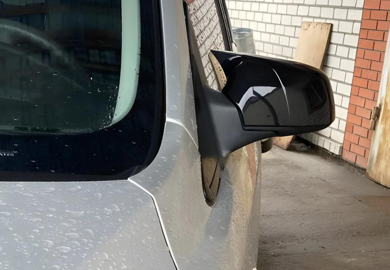 Купить Накладки на зеркала BMW-Style V2 (2 шт) для Ford Fusion 2002-2009 гг