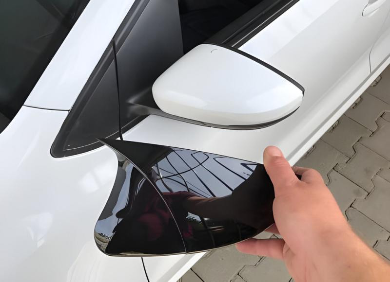 Купить Накладки на зеркала BMW-style (2014-2018, 2 шт) для Ford Courier