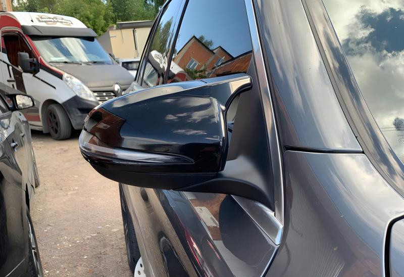 Купить Накладки на зеркала AMG-Look (2 шт) для Mercedes B-class W2472019- рр