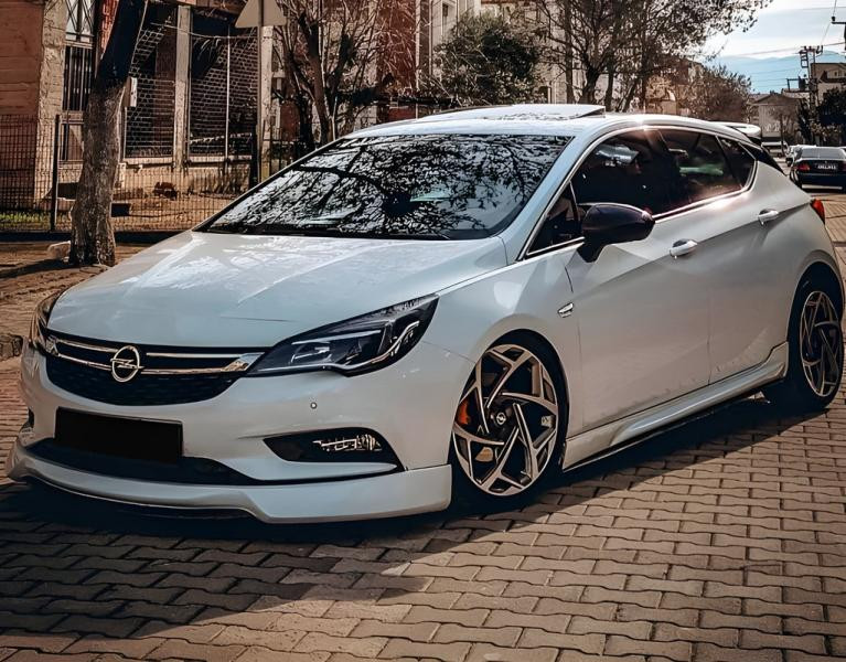 Купити Накладки на дзеркала BMW-Style (2 шт) для Opel Astra K 2016-2021 рр