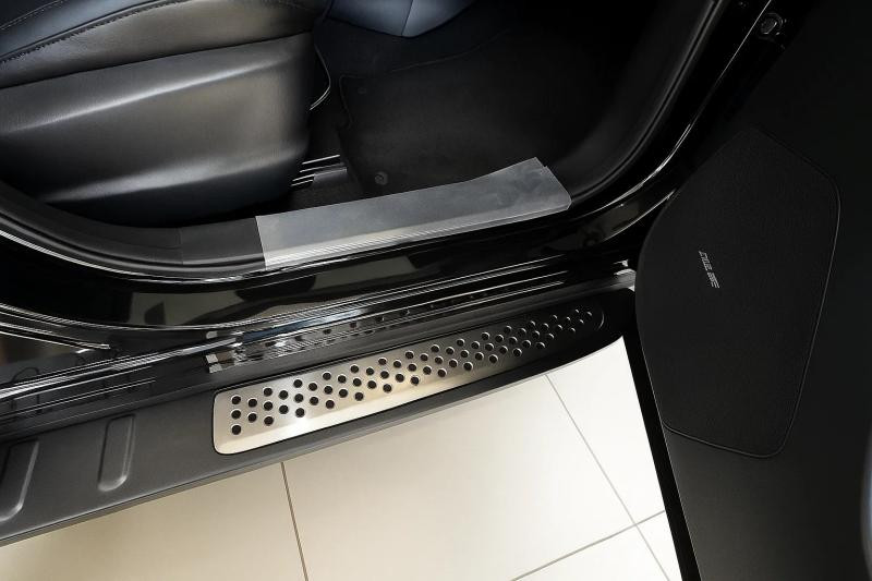 Купити Бокові пороги оригінал V3 (2 шт) для Mazda CX-5 2012-2017рр