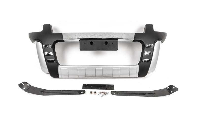 Купити Передня накладка Libao 2014-2016 (пластик) для Nissan Qashqai/Rogue Sport рр