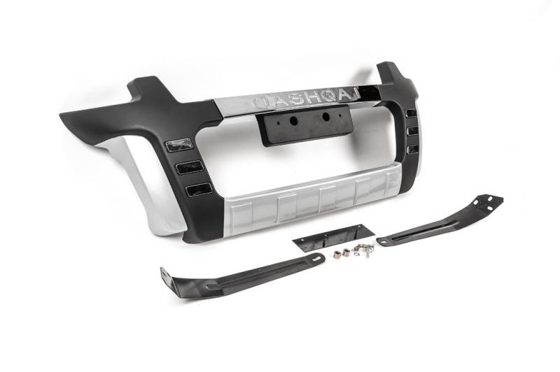 Купити Передня накладка Libao 2014-2016 (пластик) для Nissan Qashqai/Rogue Sport рр