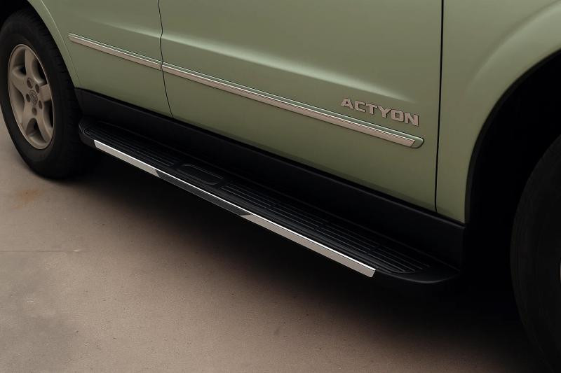 Купить Боковые площадки SA-013 для SsangYong Action 2006- гг