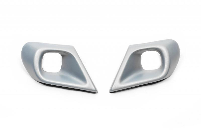 Купити Накладки на протитуманки (ABS, сіра) для Renault Duster 2018-2024 рр