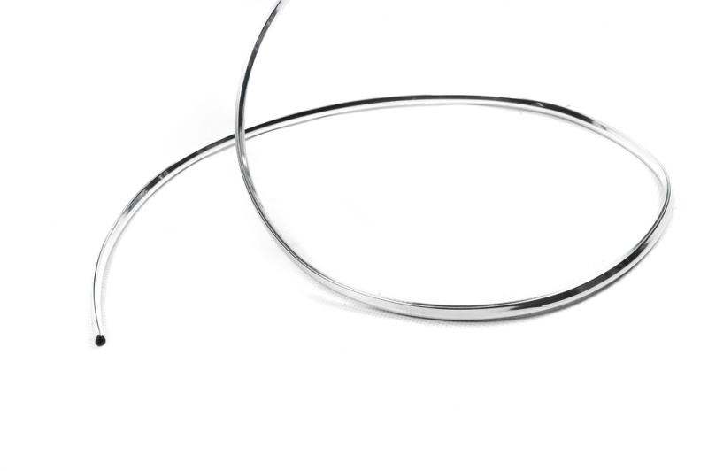 Купити Хром молдинг на метраж П-подібний sal19a (1 метр, 8.5 мм)