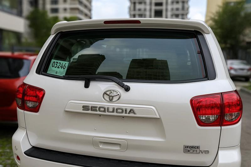 Купити Спойлер Libao (2008-2012, ABS-пластик) для Toyota Sequoia рр