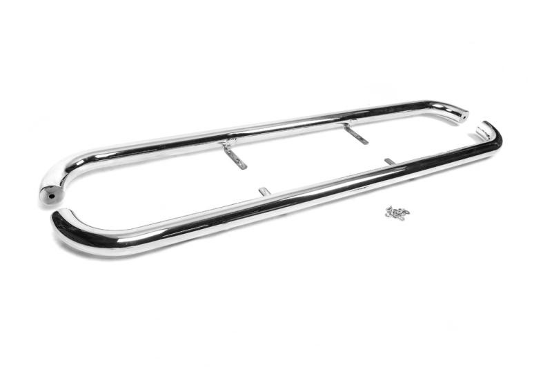 Купити Захист бічних порогів (2 шт, нерж) для Toyota Land Cruiser 100