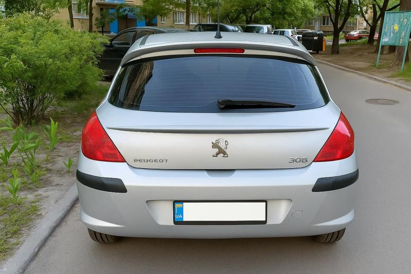 Купить Спойлер Libao (ABS-пластик) для Peugeot 308 2007-2013 гг