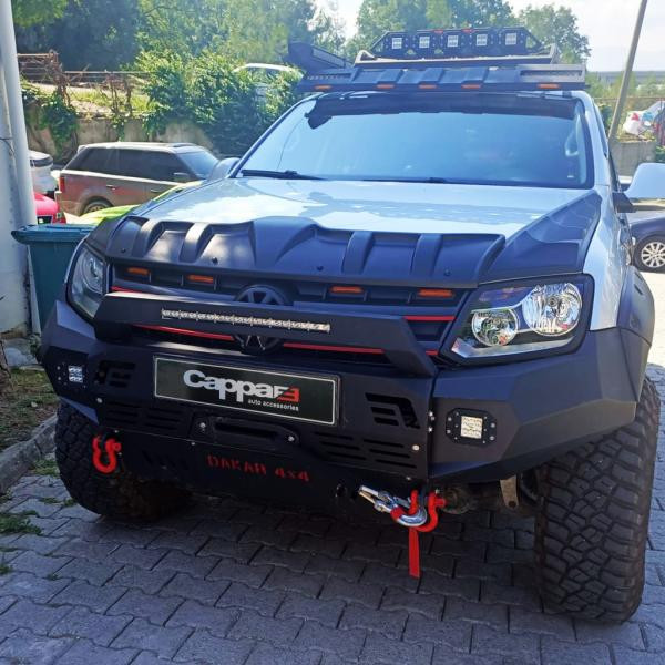 Купити Комплект накладок на капот DRAGON (3 шт) для Volkswagen Amarok 2010-2022 рр