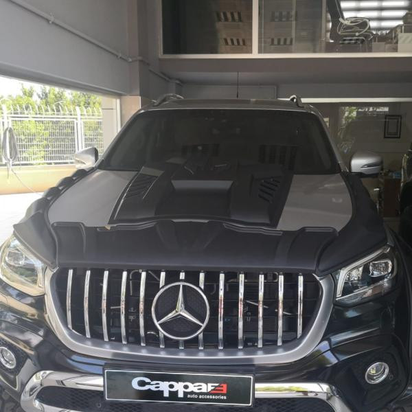 Купити Комплект накладок на капот DRAGON (3 шт) для Mercedes X class