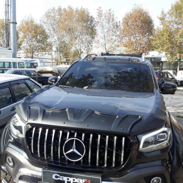 Купити Комплект накладок на капот DRAGON (3 шт) для Mercedes X class