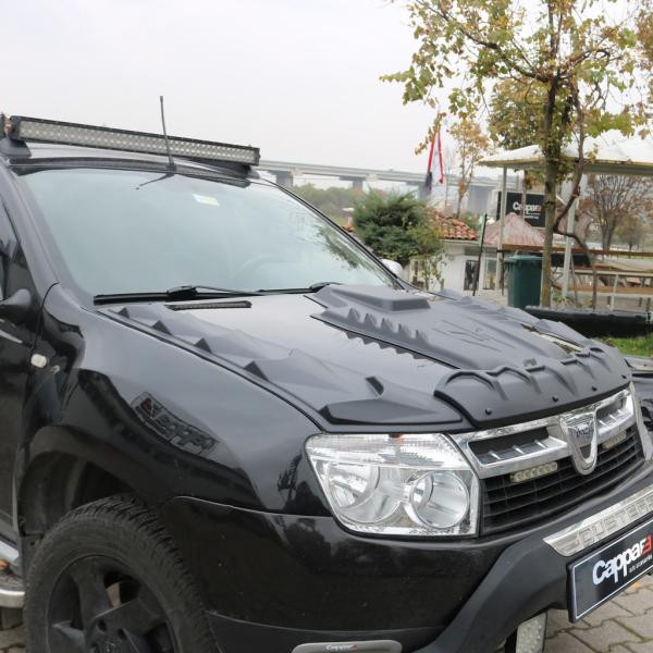 Купить Накладка на капот (ABS) для Renault Duster 2008-2017 гг