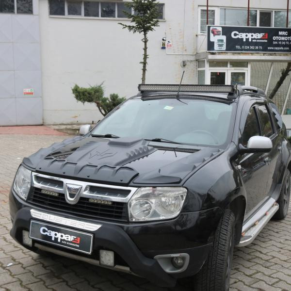 Купить Накладка на капот (ABS) для Renault Duster 2008-2017 гг