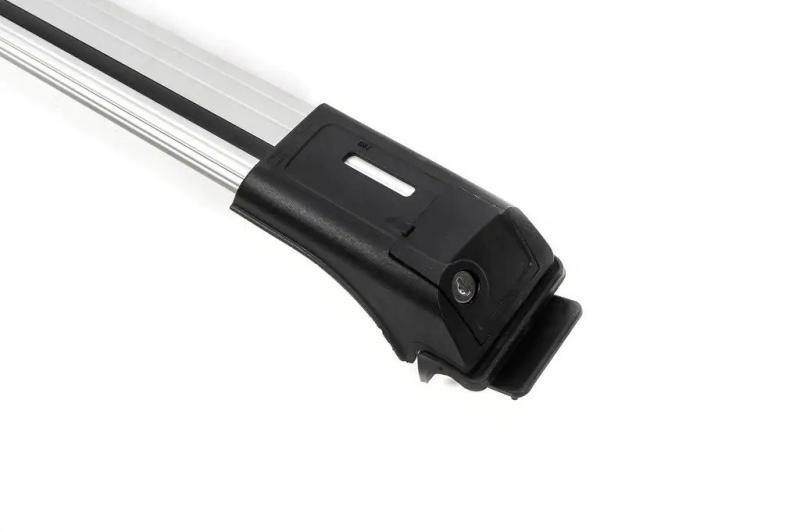 Купити Багажник (поперечини) на звичайні рейлінги Skybar V1 (2 шт) до 140 см, Сірий для Toyota Land Cruiser Prado 250