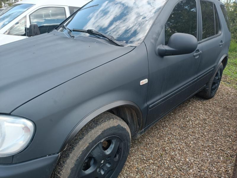 Купить Накладки на арки (4 шт, черные, ABS-пластик) для Mercedes ML W163