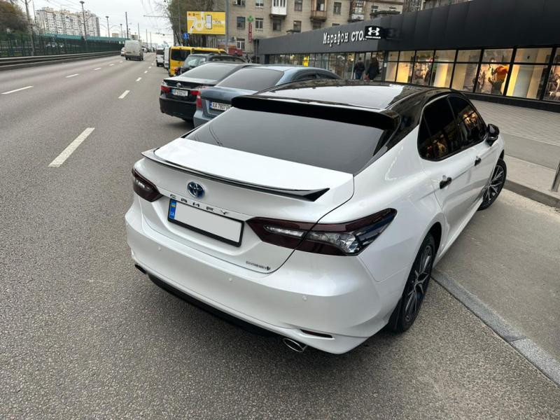 Купить Бленда спойлер на стекло (черный) для Toyota Camry 2017-2023 гг