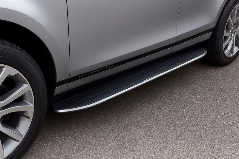 Купить Боковые пороги OEM-V3 (2 шт., алюминий) для Range Rover Evoque 2012-2018 гг