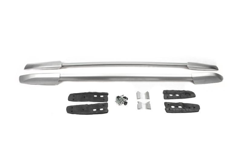 Купити Рейлінги оригінальний дизайн Grey (2 шт) для Toyota Highlander 2008-2013 рр