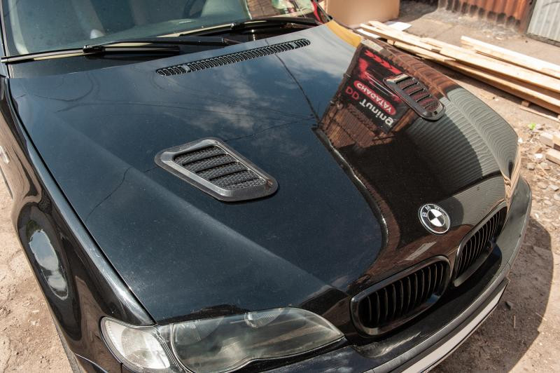 Купить Накладка на капот тип-B (2 шт, ABS)