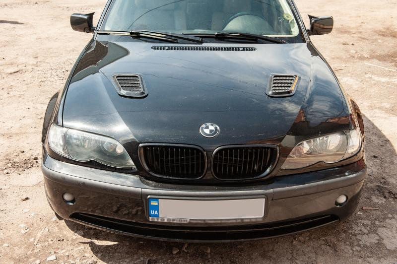 Купить Накладка на капот тип-B (2 шт, ABS)