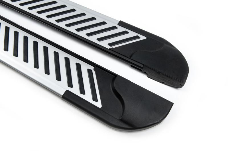 Купить Боковые пороги Line (2 шт., алюминий) для Fiat Panda 2011-2023 гг