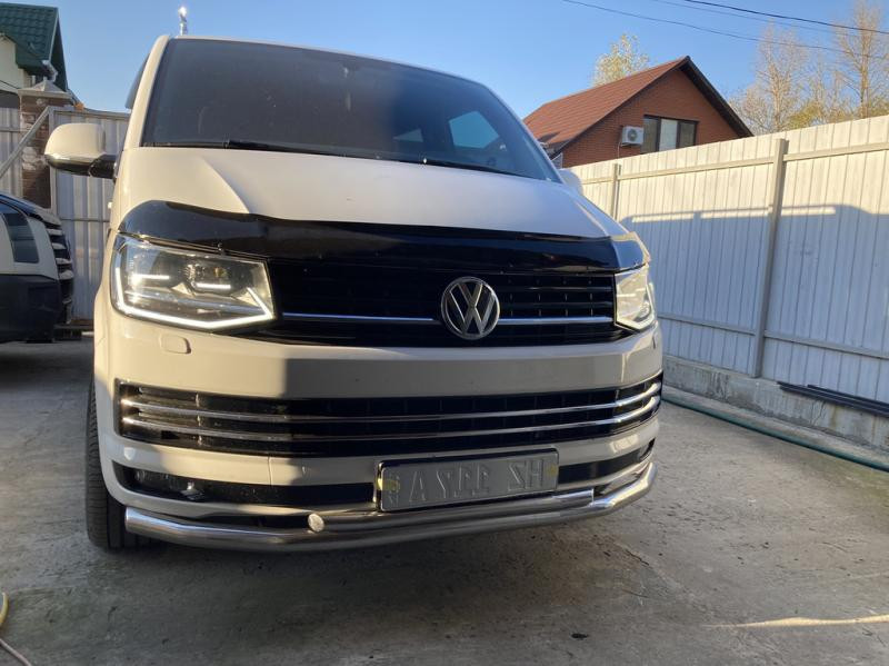 Купити Передній подвійний захист ST011 (нерж.) для Volkswagen T6