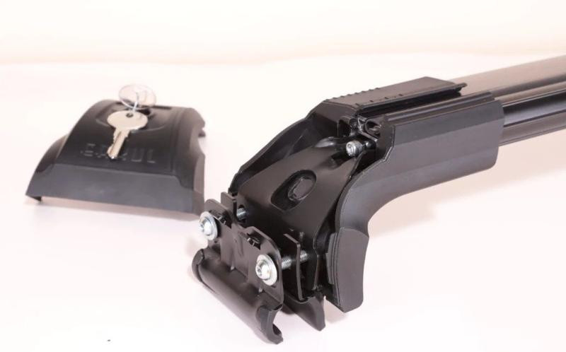 Купить Багажник (поперечины) на встроенные рейлинги Strong V2 120 см (2 шт) Черный для Volkswagen Touareg 2018- гг