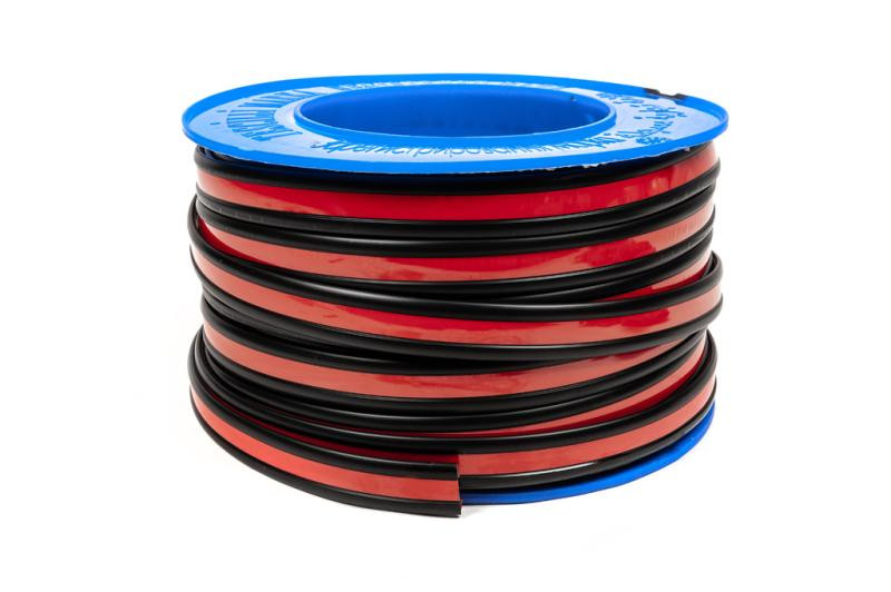 Купить Черный молдинг с красной полоской на метраж sal16b (1 метр, 27 мм)