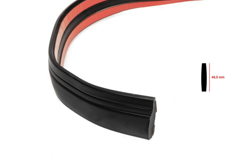 Купити Чорний молдинг на метраж sal53 (1 метр, 46.5 мм)