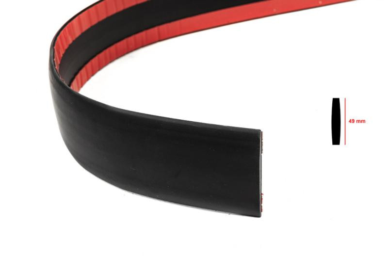 Купити Чорний молдинг на метраж sal125 (1 метр, 49 мм)