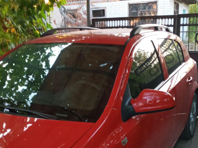 Купить Рейлинги алюминиевые (HB, черные) для Opel Astra H 2004-2013 гг