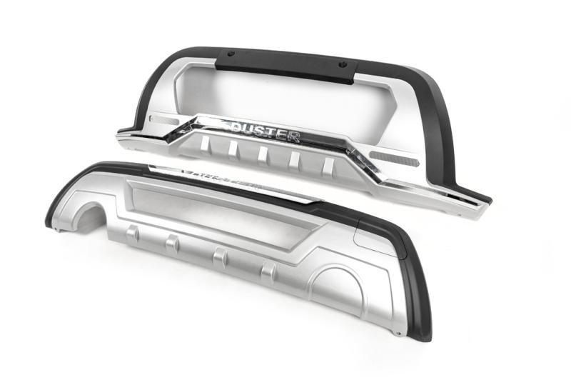 Купить Передняя и задняя накладки (2 шт) для Renault Duster 2018-2024 гг