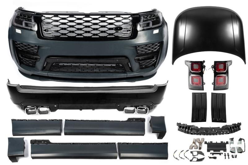 Купить Комплект рестайлинга в SVO 2018-2025 (с фарами) для Range Rover IV L405