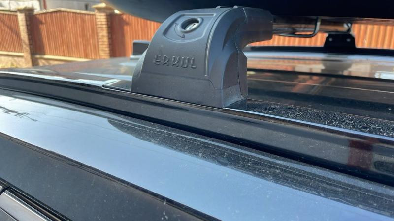 Купить Поперечный багажник на встроенные рейлинги Strong (2 шт) Серый для Toyota Rav 4 2019- гг