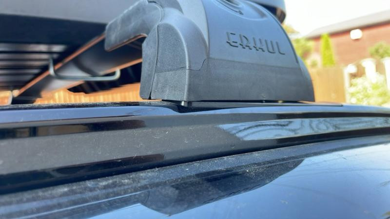 Купить Поперечный багажник на встроенные рейлинги Strong (2 шт) Серый для Toyota Rav 4 2019- гг