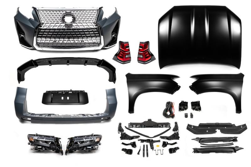 Купить Комплект рестайлинга с 2009-2016 на 2017- (Elite set) для Toyota Land Cruiser Prado 150
