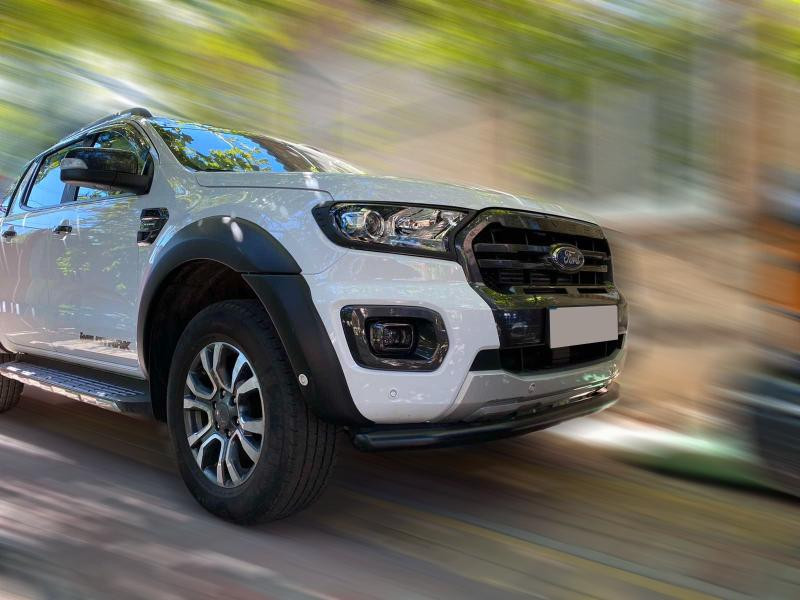 Купить Передняя защита Texas для 2015-2025 (76мм, черный) для Ford Ranger