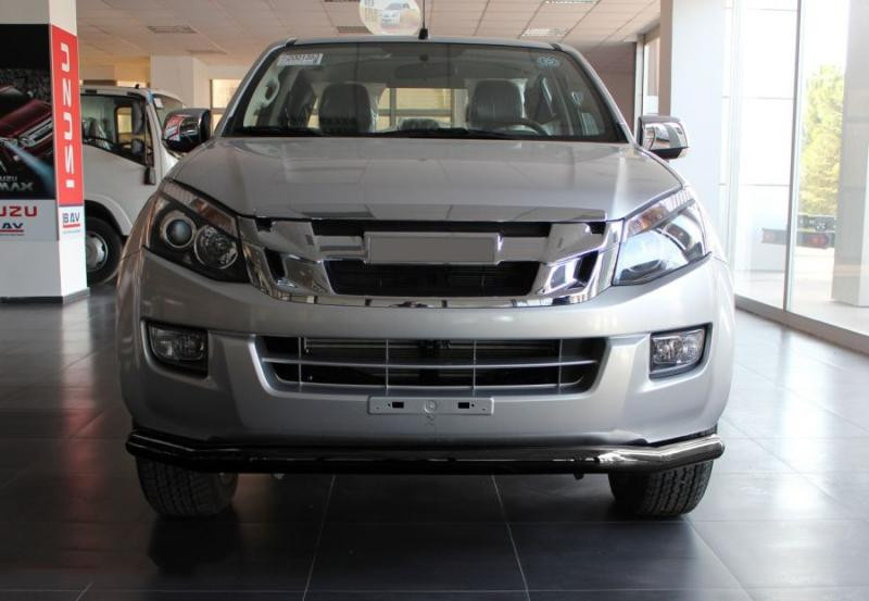 Купити Передній захист Texas (76мм, чорний) для Isuzu D-Max 2011-2019 рр