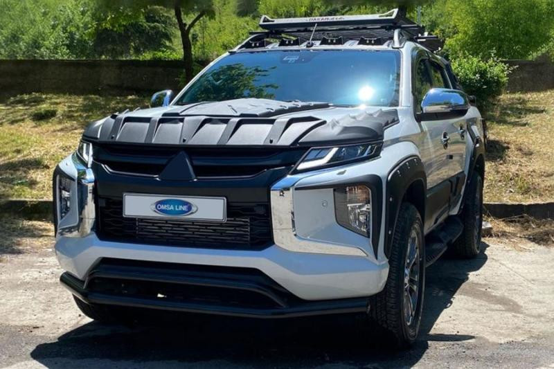 Купити Передній подвійний ус Vegas 2019-2025 (чорн, 76мм) для Mitsubishi L200 рр